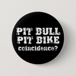 Pit Bull Pit Bike Dirt Bike Motocross Knopf Button
