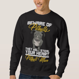 Pit Bull Pit Bull Mama Dog Mum Pit Bull Mama Hund Sweatshirt