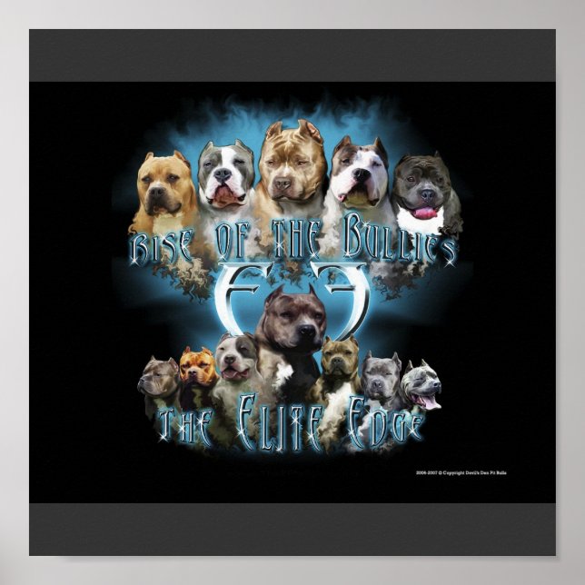 Pit Bull-Plakat Poster (Vorne)