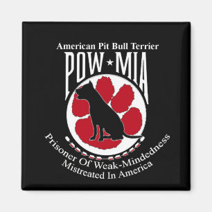Pit Bull Pow Magnet