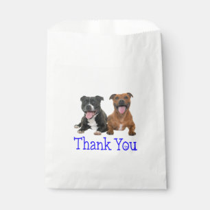 Pit Bull Puppy Dog Pitbull Danke Gastgeschenk B Geschenktütchen