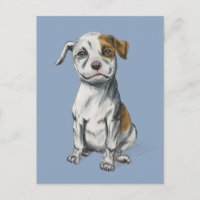 Pit Bull Puppy Sketch Zeichnend