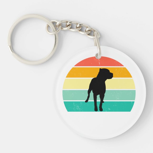 Pit Bull Schlüsselanhänger (Vorderseite)