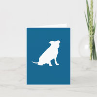 Pit Bull Silhouette Babydusche Welpenhund