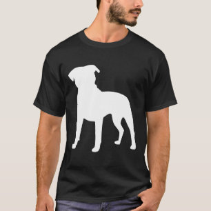 Pit Bull Silhouette Shirt Funny Niedlich Dog Owner