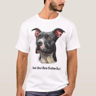 Pit Bull Terrier Hund Erstellen Sie Ihren Eigener T-Shirt