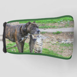 Pit Bull und Cat Golf Headcover