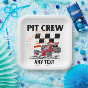 Pit Crew Geburtstagsparty Race Cars Pappteller