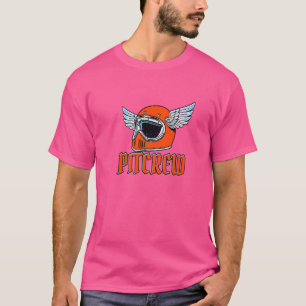 Pit Crew Mitarbeiter Thema Geburtstag Event Party T-Shirt
