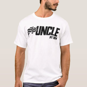 Pit Crew Onkel Race Birthday Matching Family Onkel T-Shirt
