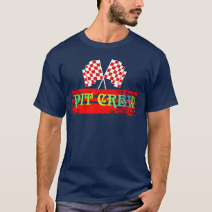 PIT CREW Rennwagen-Hosting-Partys Junge T-Shirt