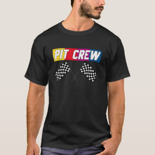 PIT CREW Rennwagen-Hosting-Partys T-Shirt