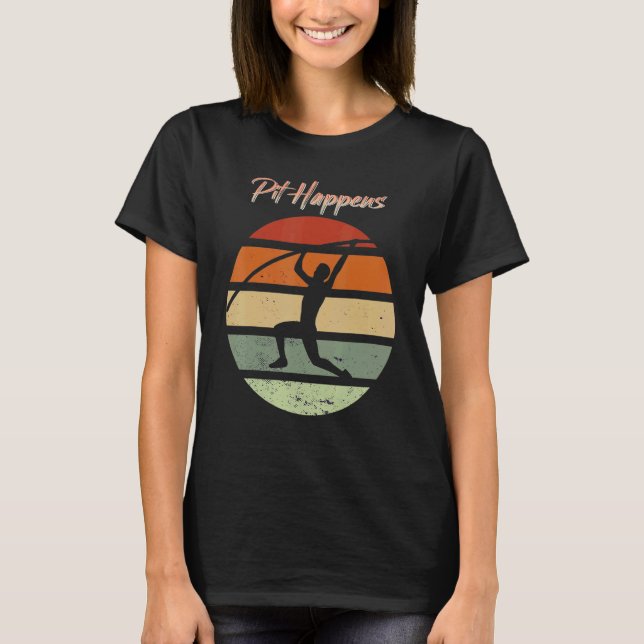 Pit happens Pole Vault T-Shirt (Vorderseite)