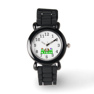 Pit N Play Kids Black Silicon Watch Armbanduhr