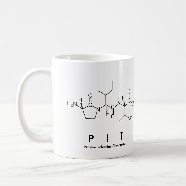 Pit peptide nom mug (Gauche)