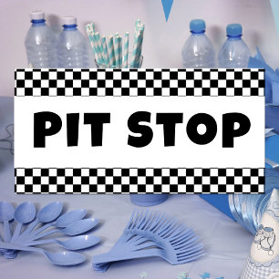 Pit-Stop-Party-Willkommensbanner   Renn-Geburtstag Banner