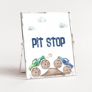 Pit Stopp Monster Truck Poster