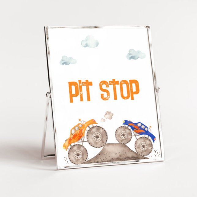 Pit Stopp Monster Truck Poster (Von Creator hochgeladen)