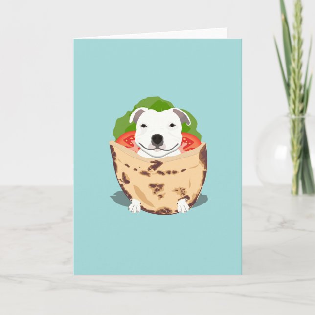 Pita Bull Geburtstagskarte Karte (Vorderseite)