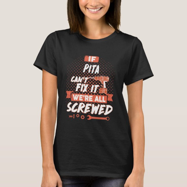 PITA Name, PITA Familienname Wappen T-Shirt (Vorderseite)