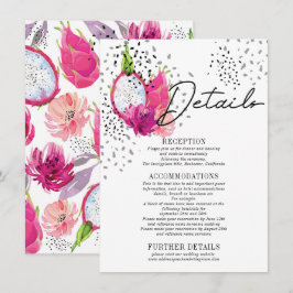Pitaya Wedding Details Enclosure Card Begleitkarte