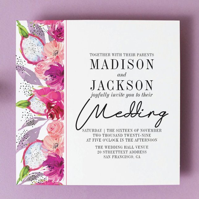 Pitaya Wedding Einladung (Von Creator hochgeladen)