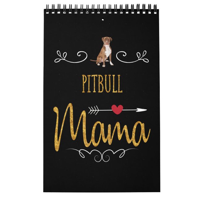 Pitbuler Liebe Mama Kalender (Titelbild)