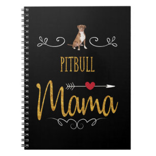 Pitbuler Liebe Mama Notizblock