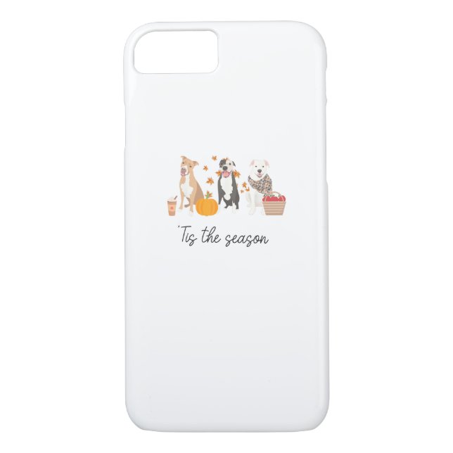 Pitbuli Dog Herbst Erntedank Saison Case-Mate iPhone Hülle (Rückseite)