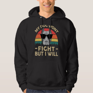 Pitbuli mein Hund kämpfte nicht, aber ich werde Pi Hoodie
