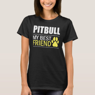 Pitbull Besitzer Hund  Pitbull Bester Freund Pitbu T-Shirt