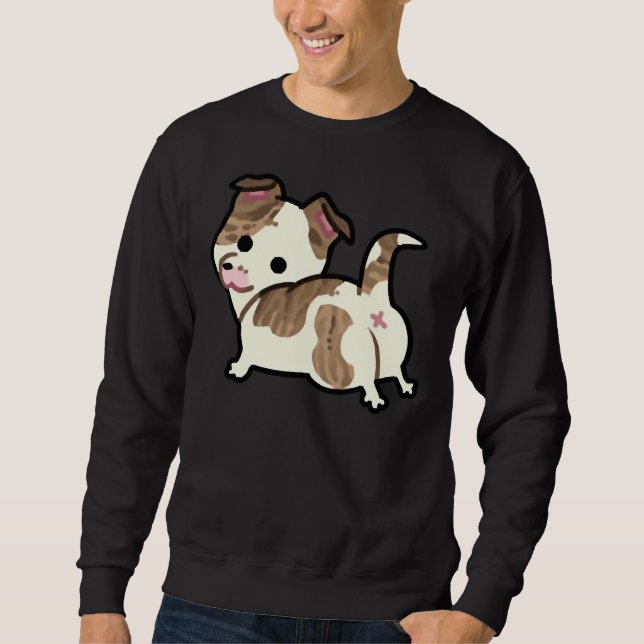 Pitbull Brindle Sweatshirt (Vorderseite)