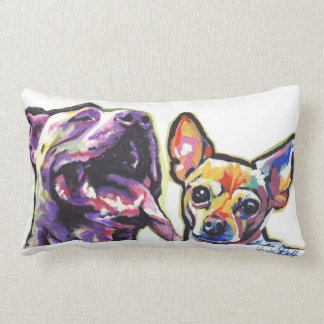 Pitbull-Chihuahua Lendenkissen