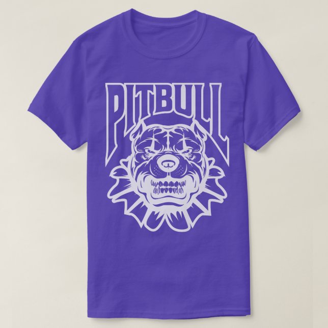 Pitbull Clown, Dog Face, Funny Dog Owner, Pet Love T-Shirt (Design vorne)