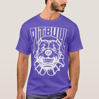 Pitbull Clown, Dog Face, Funny Dog Owner, Pet Love T-Shirt