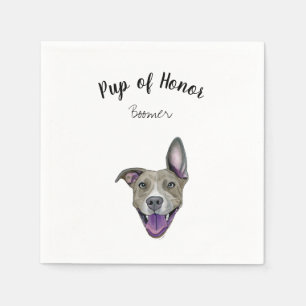 Pitbull Cocktail Napkins Serviette