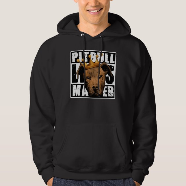 Pitbull Cool Dog Hoodie (Vorderseite)