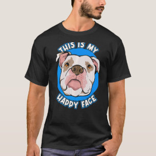 Pitbull Das ist mein Glückspilz-Zitat T-Shirt