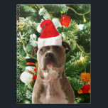 Pitbull Dog Christmas Tree Ornaments Snowman Notizblock<br><div class="desc">Pitbull Hund Weihnachtsbaumschmuck Schneemann Doormat.Niedlich Pitbull Hund mit Weihnachtsbaumschmuck Schneemann im Hintergrund.</div>