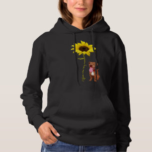 Pitbull Dog Lovers Sie sind mein Sunshine Red Pitb Hoodie