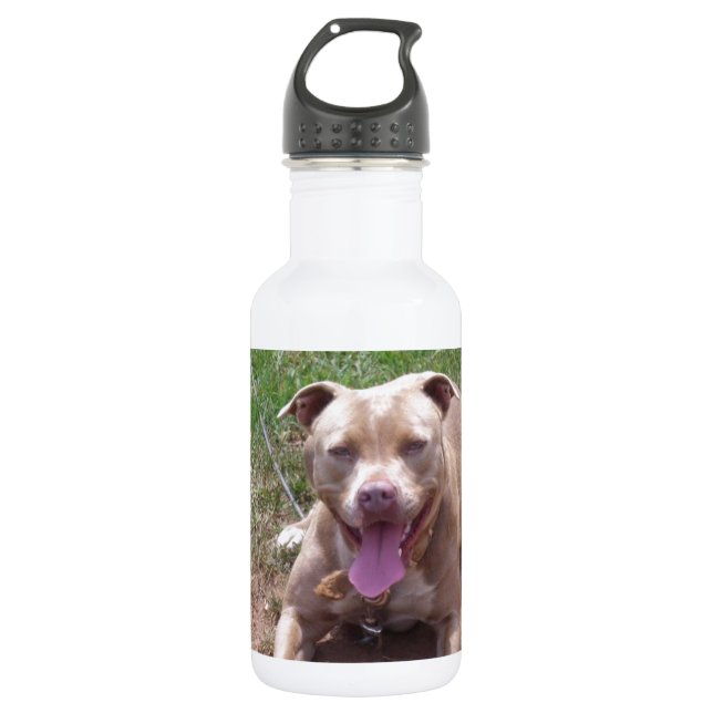Pitbull Edelstahlflasche (Vorderseite)