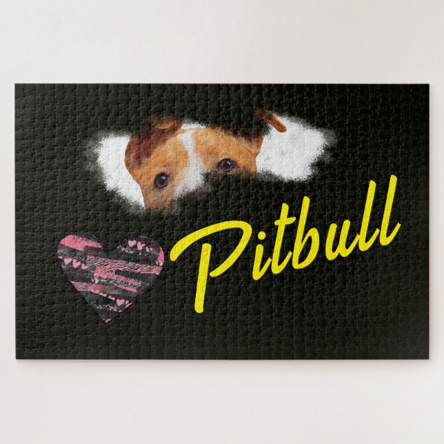 Pitbull Eyes Solid Color 1000 Stück (Horizontal)