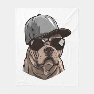 Pitbull Gangster Fleecedecke