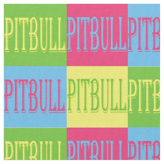 Pitbull Gewebe Stoff (Nahaufnahme)