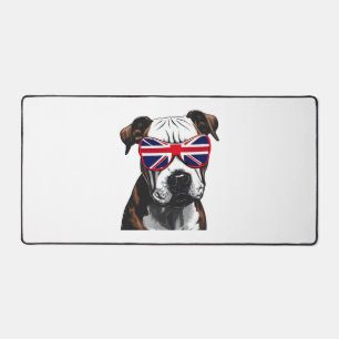 Pitbull Großbritannien Schreibtischunterlage