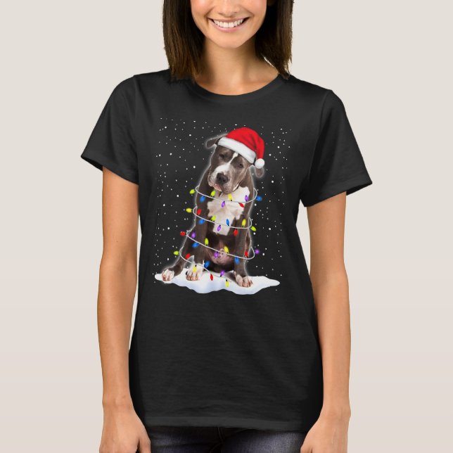 Pitbull-Hund 2 T-Shirt (Vorderseite)