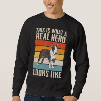 Pitbull-Hund Amerikanischer Pit Bull-Held Sweatshirt