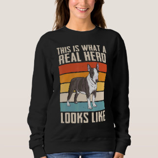 Pitbull-Hund Amerikanischer Pit Bull-Held Sweatshirt