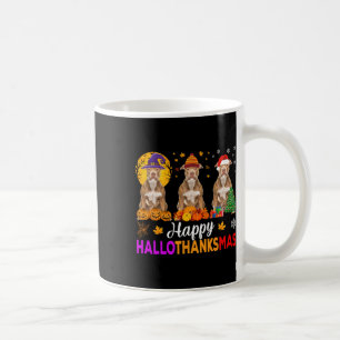 Pitbull Hund Halloween Weihnachtsknöchel 1 Kaffeetasse