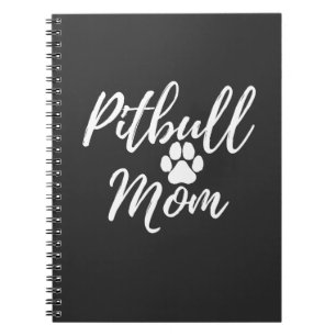 Pitbull Hund Mama Muttergeschenk für Hund Lover Notizblock